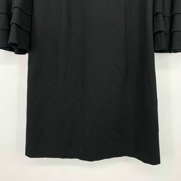 Trina Turk Black Tiered Bell Sleeve Dylan Dress - Picture 6 of 12